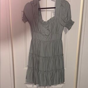 Mine sage Green Mini Dress